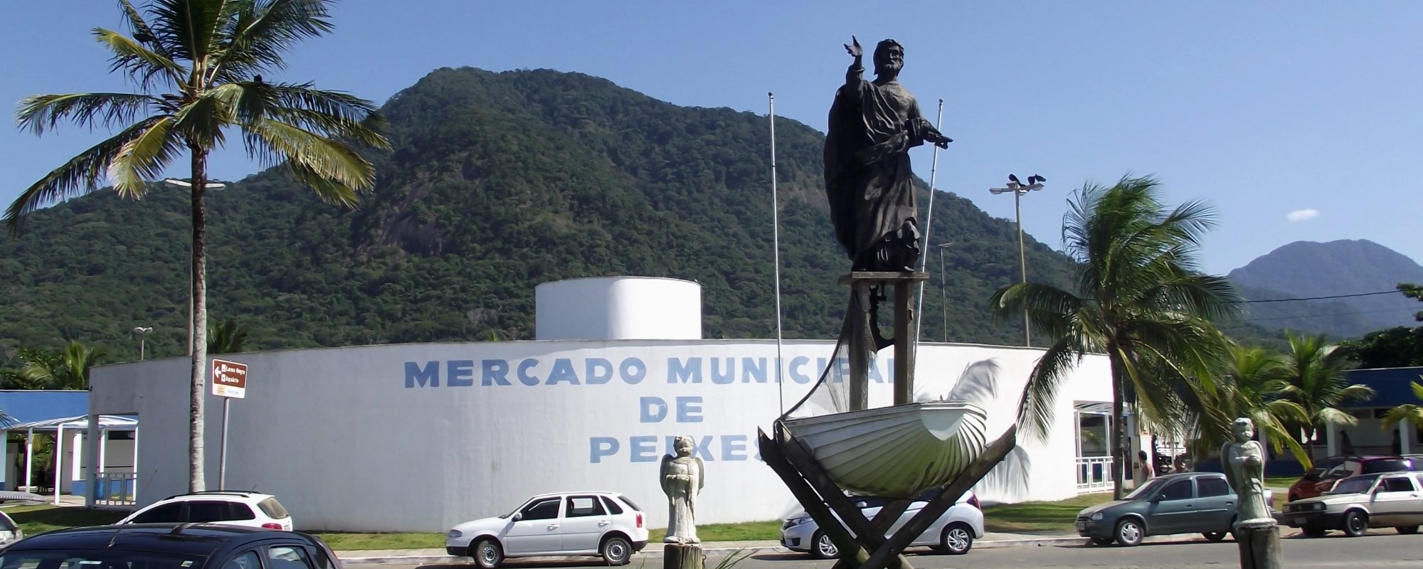 entrada do mercado de peixes