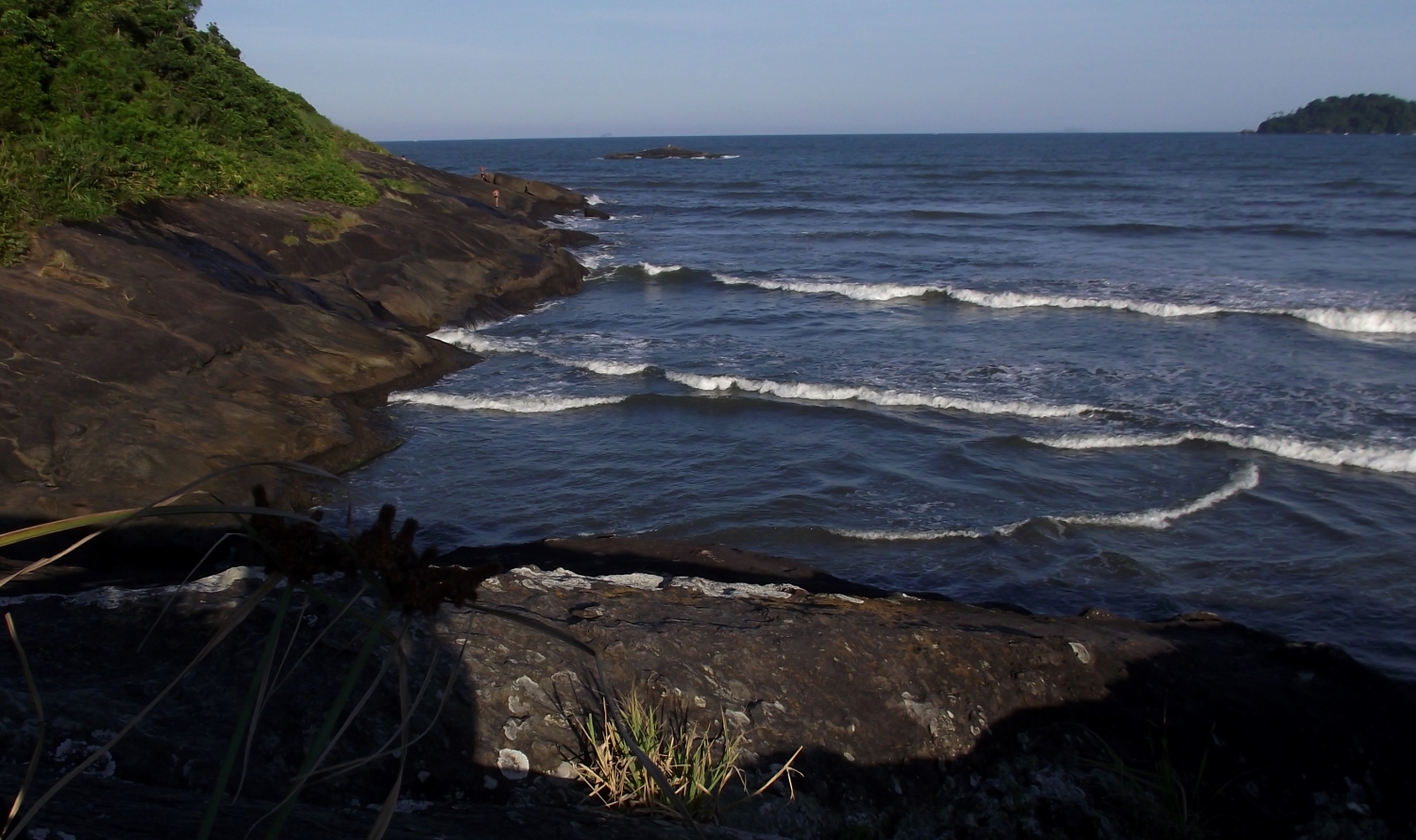 vista do mar e ilhas